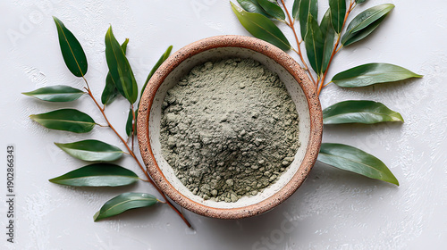 Herbal remedies with dried lavender chamomile and mint leaves on white background