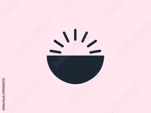 Breaking Dawn Protection Black Silhouette Icon