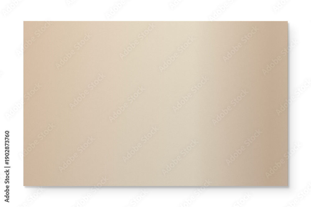 Fototapeta premium Png gold business card mockup on transparent background