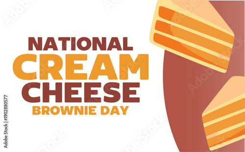 National Cream Cheese Brownie Day with delicious cream cheese brownies
