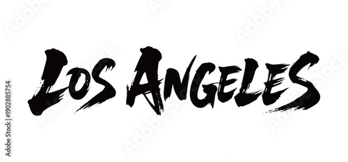 LOS ANGELES Handwriting
