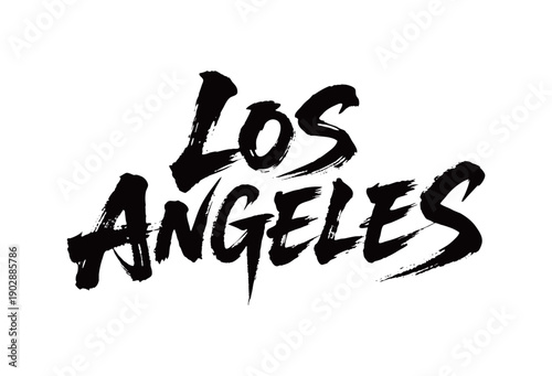 LOS ANGELES Handwriting
