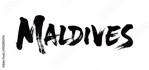 MALDIVES Handwriting

