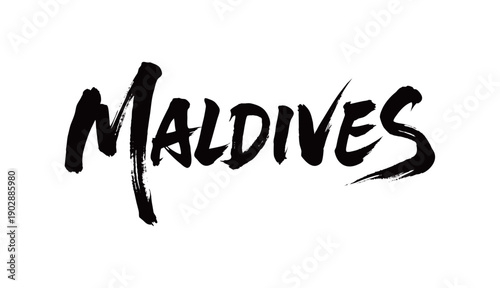 MALDIVES Handwriting
