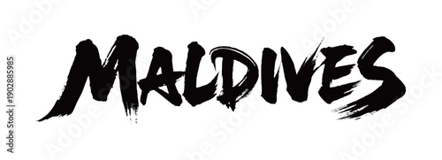 MALDIVES Handwriting
