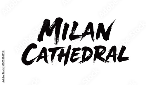 MILAN CATHEDRAL Handwriting

