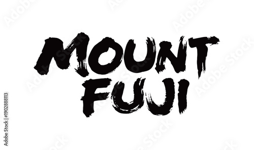 MOUNT FUJI Handwriting

