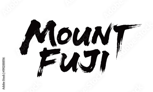 MOUNT FUJI Handwriting
