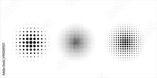 Abstract Halftone Dot Circle Pattern for Modern Design, Visual Art, and Creative Project,vector design