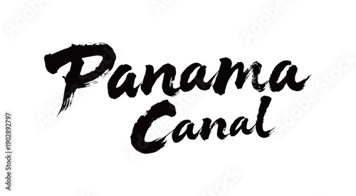 Panama Canal Handwriting
