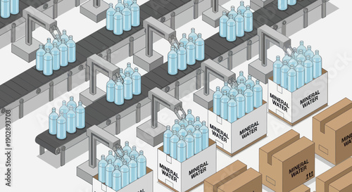 Bottled Water Production Line Factory.