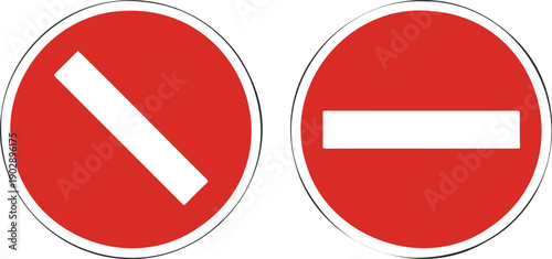 Prohibition and No Entry Outline Icon Set Red Restriction Warning Symbols Free Download Prohibition and No Entry Outline Icon Set Red Restriction Warning Symbols - GFXLoad