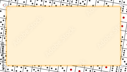 サイコロタイトル背景(ベージュ)16:9