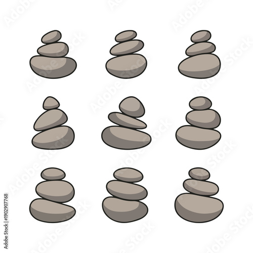 Photography Balanced pile of stones