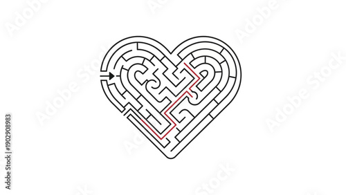 Finding the Path to Love: Navigating the Complexities of a Heart-Shaped Maze Solution