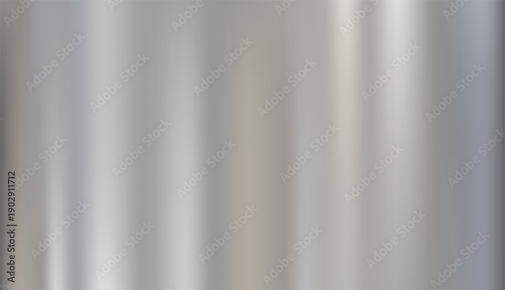 Fototapeta premium Silver gradient metallic texture background with vertical tones
