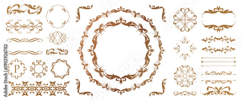 バレンタインデーのゴージャスなフレームデザイン