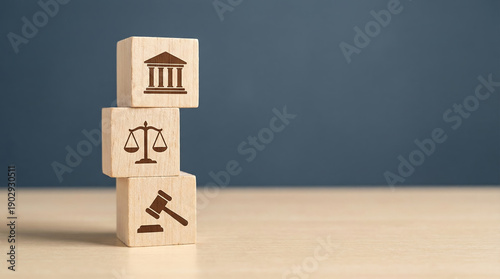 Employment labor law concept justice symbol