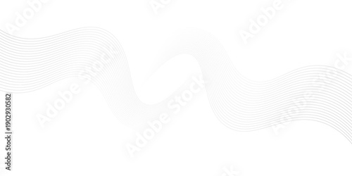 Abstract grey, white smooth element swoosh speed wave modern stream transparent background.