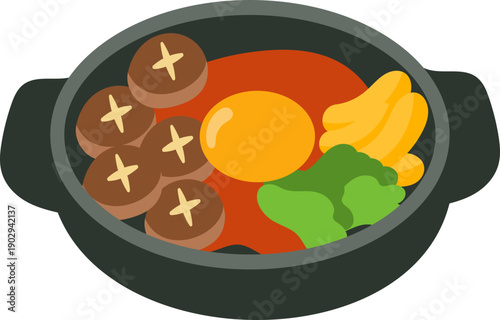 Ttukbaegi Bulgogi illustration