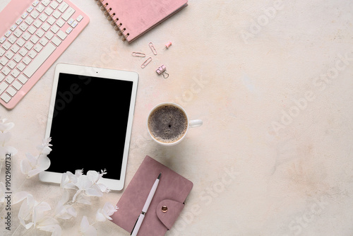 Composition with modern tab...