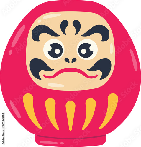 Daruma Doll Japanese Decoration