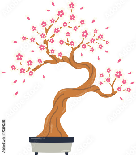 Cherry Blossom Bonsai Tree Decorative