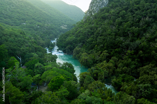 Explore Cascada de Micos in Huasteca Potosina with its multiple waterfalls and lush tropical scenery