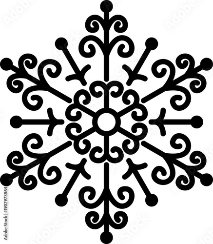 Snowflakes Capturing the Spirit of Winter