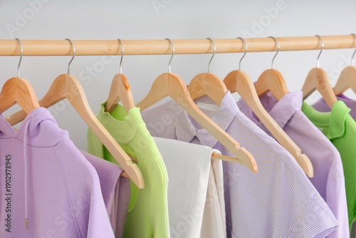 Pastel clothing collection ...