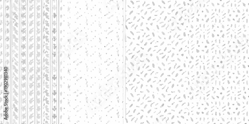 Abstract gray patterns resembling woven textures or subtle brushstrokes