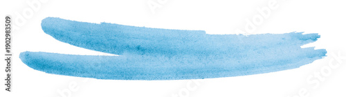 Panel kuchenny z motywem Light blue watercolor background. Artistic hand paint. Isolated on transparent background.