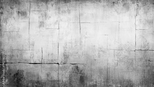 White Concrete Wall Background with Modern Cement Texture, Subtle Grunge Effects, Paint Leaks, and Ombre Style – Abstract Minimalist Backdrop with Chips, Cracks, and Scratches for Contemporary Design