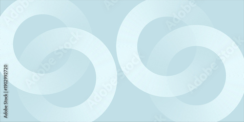 Modern abstract background. Glossy white gradient circle lines. Minimal geometric pattern. Simple graphic elements. Futuristic concept.