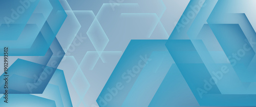 Abstract geometric shape background. Modern futuristic hexagon design elements. Medical technology and science concept. Vector illustration