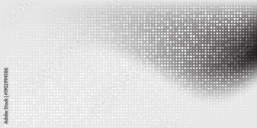 Dot big data white gray wave light technology texture background. Abstract science