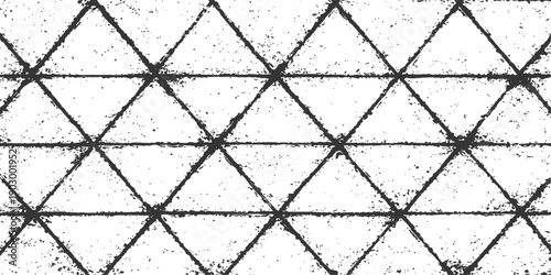 Seamless rusty metal fence grid pattern with geometric steel wire mesh texture for a vintage backdrop design