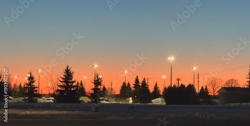 sunset in the city, sunset wallpaper