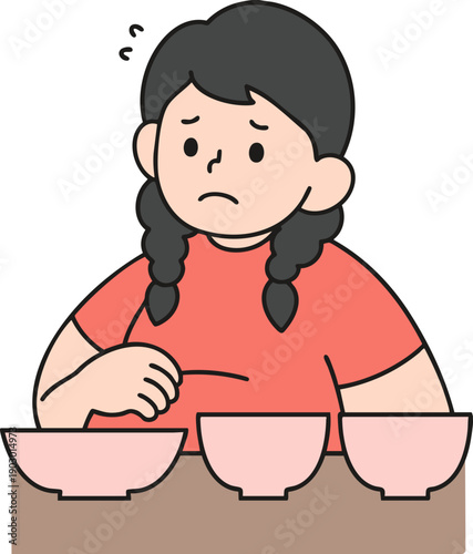 a illustration of a binge-watching woman