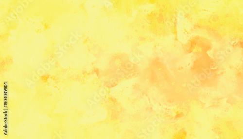 Yellow and orange watercolor texture background