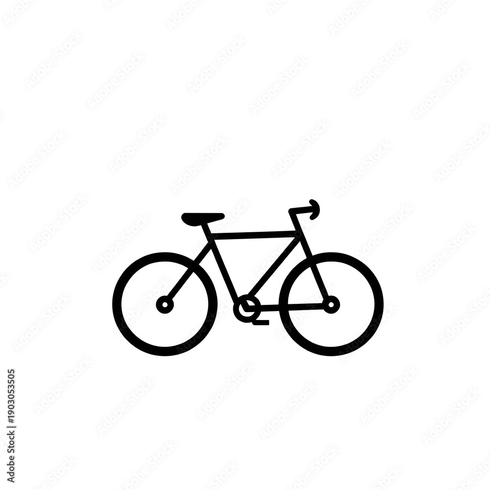 Fototapeta premium bicycle isolated on white