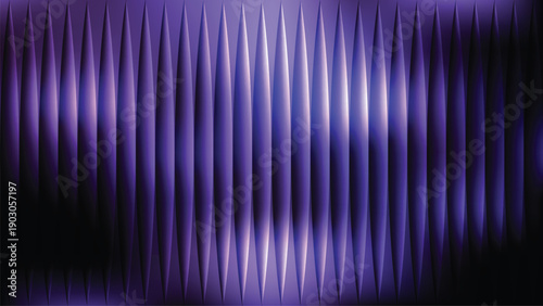 Abstract blue and purple gradient background with vertical striped lines and a textured theater curtain design