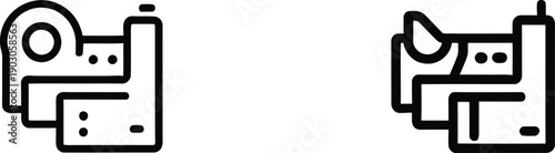 Simple Sewing Machine Icons