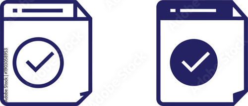 Verified Document Icons