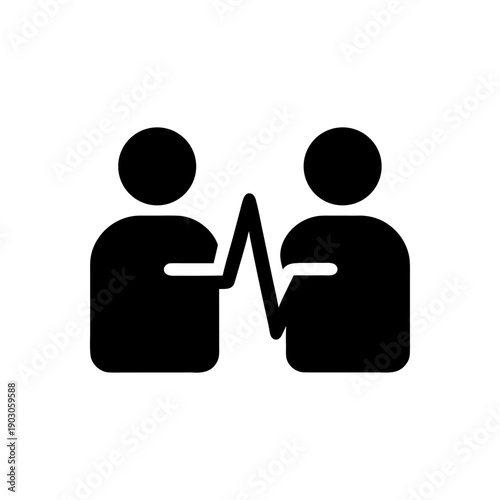 Emotional Connection Sync Icon