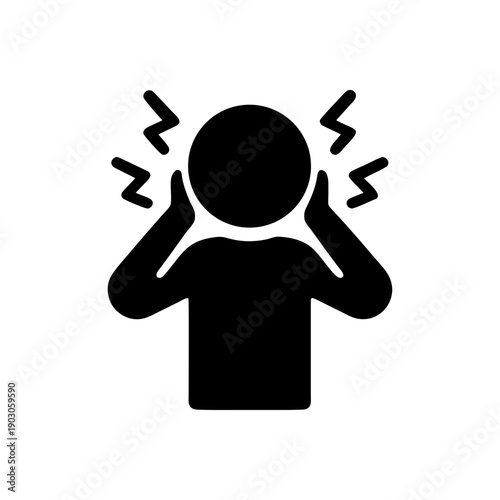 Sensory Overload Stress Icon