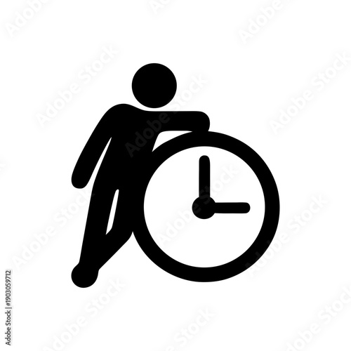 Patience and Time Management Icon