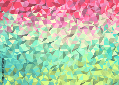 Abstract Geometric Gradient Low Poly Background