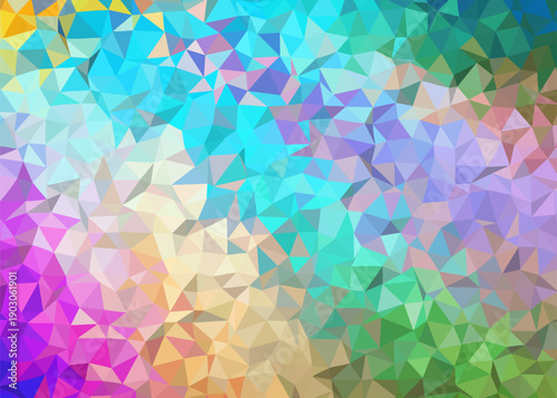 Abstract Geometric Gradient Low Poly Background