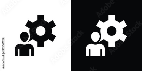 Labor Icon Sheet Black And White